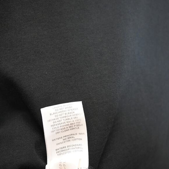 See by Chloe Black T Shirt Mini Dress Size Small Short Sleeve Round Neck Pockets - Picture 5 of 6